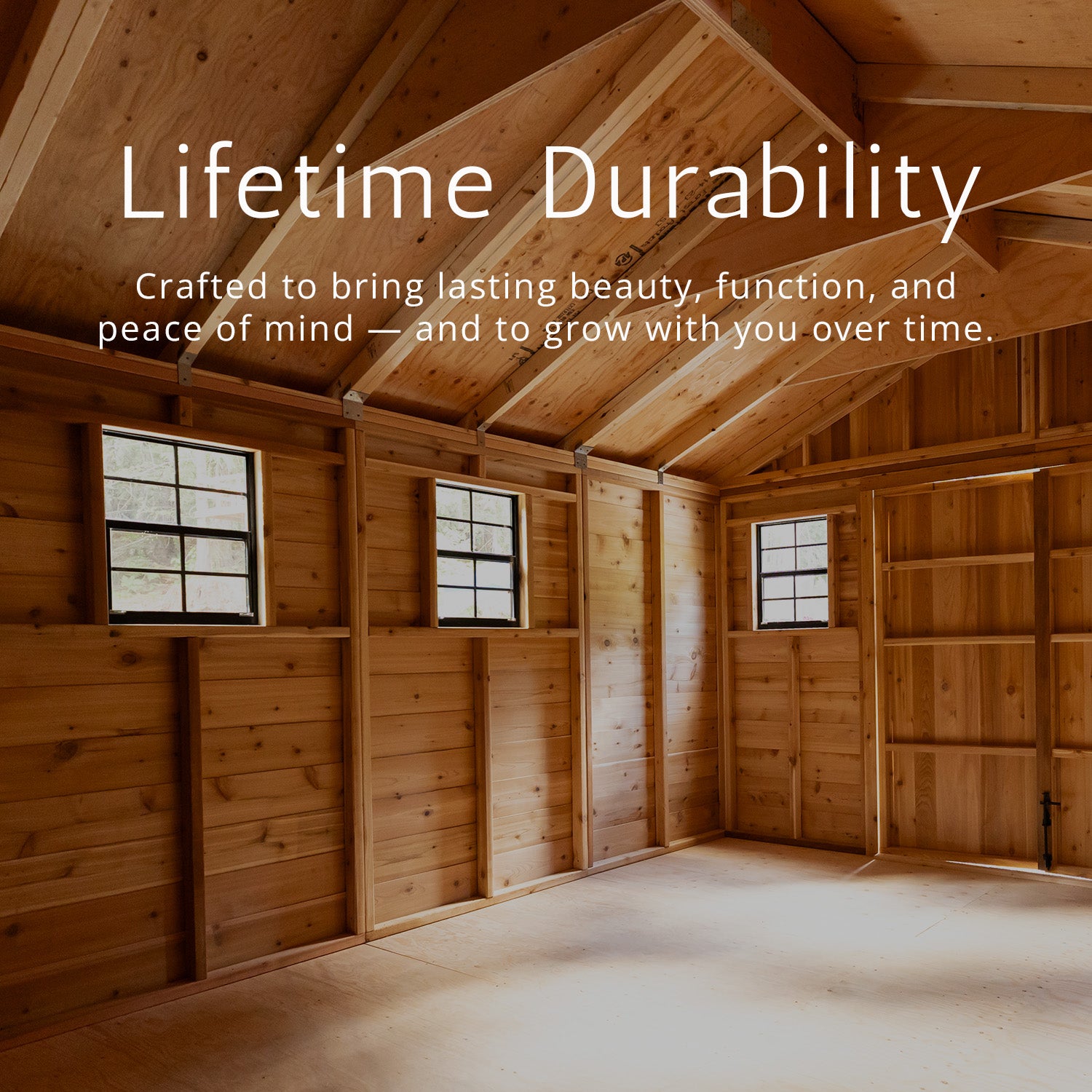 6' x 4' Space Master Storage Shed - Double Doors