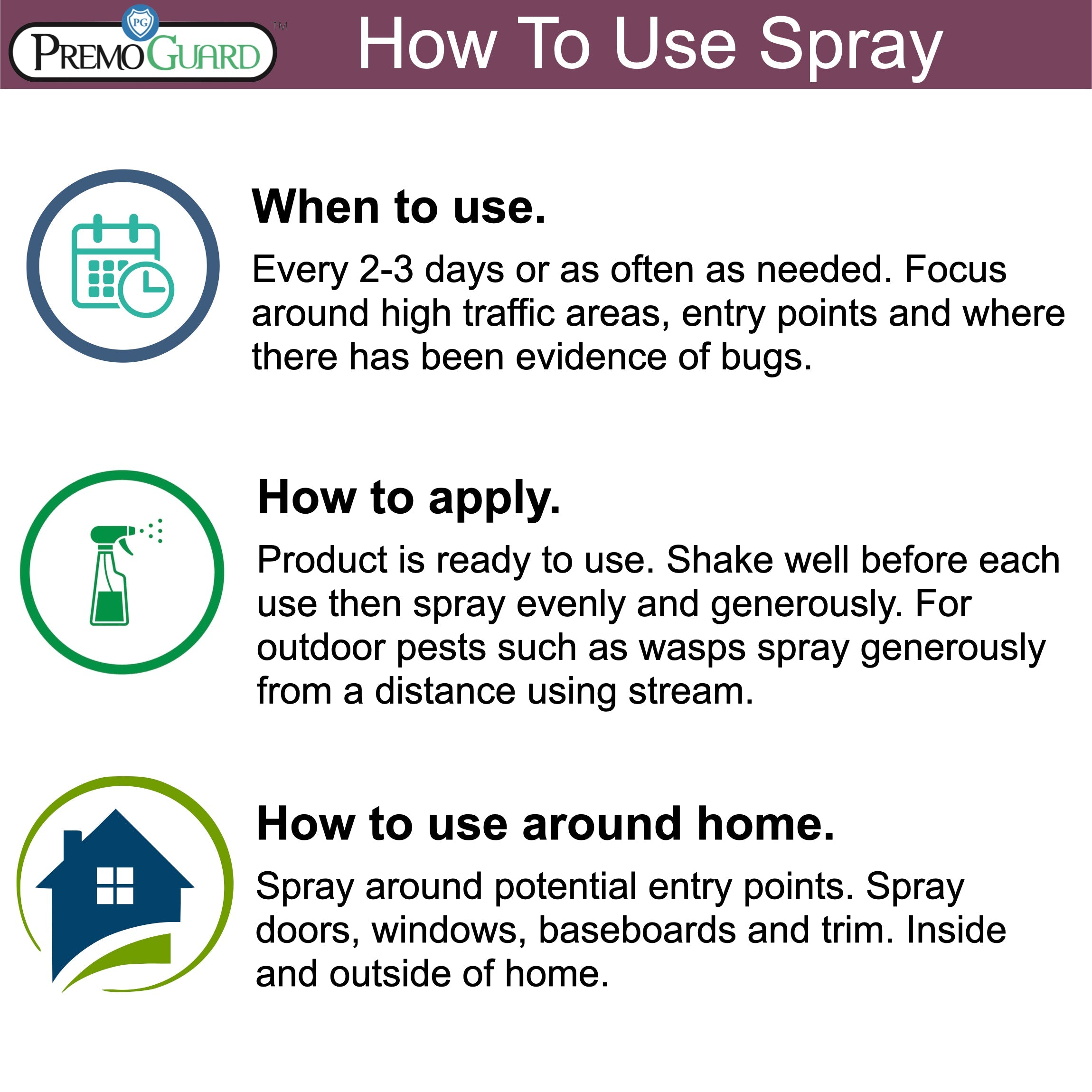 All Purpose Indoor Pest Control Spray - 32 oz