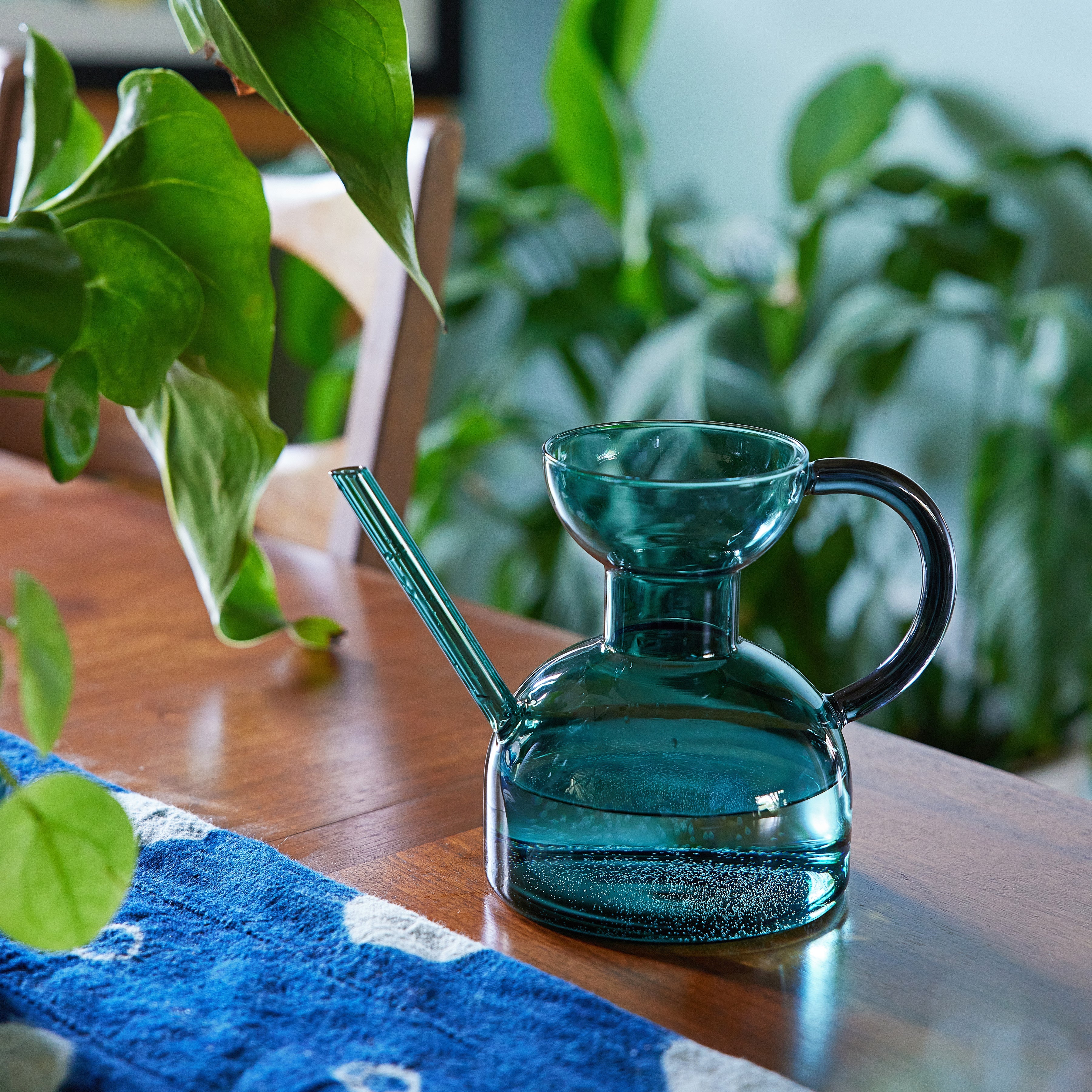 Decorative Glass Watering Can - 32 Fl Oz