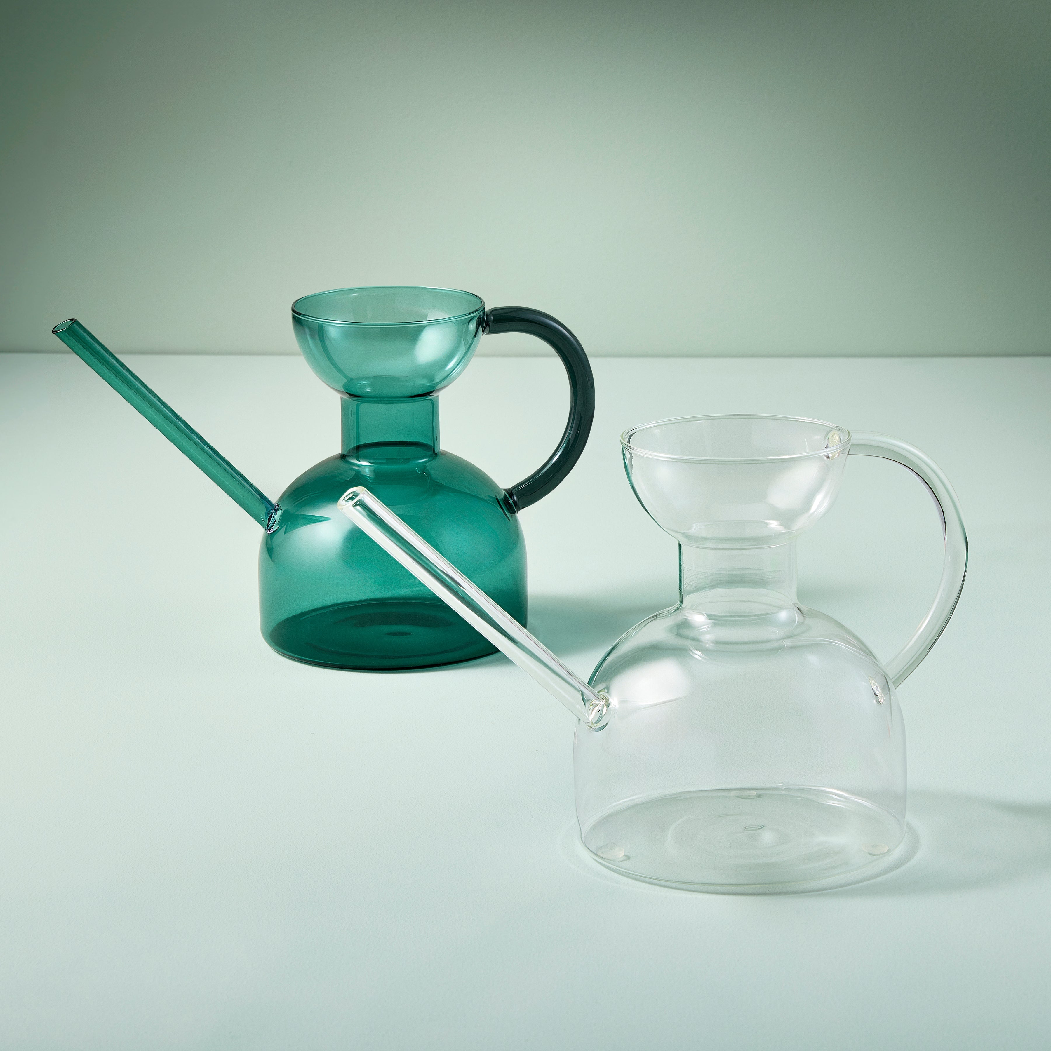 Decorative Glass Watering Can - 32 Fl Oz