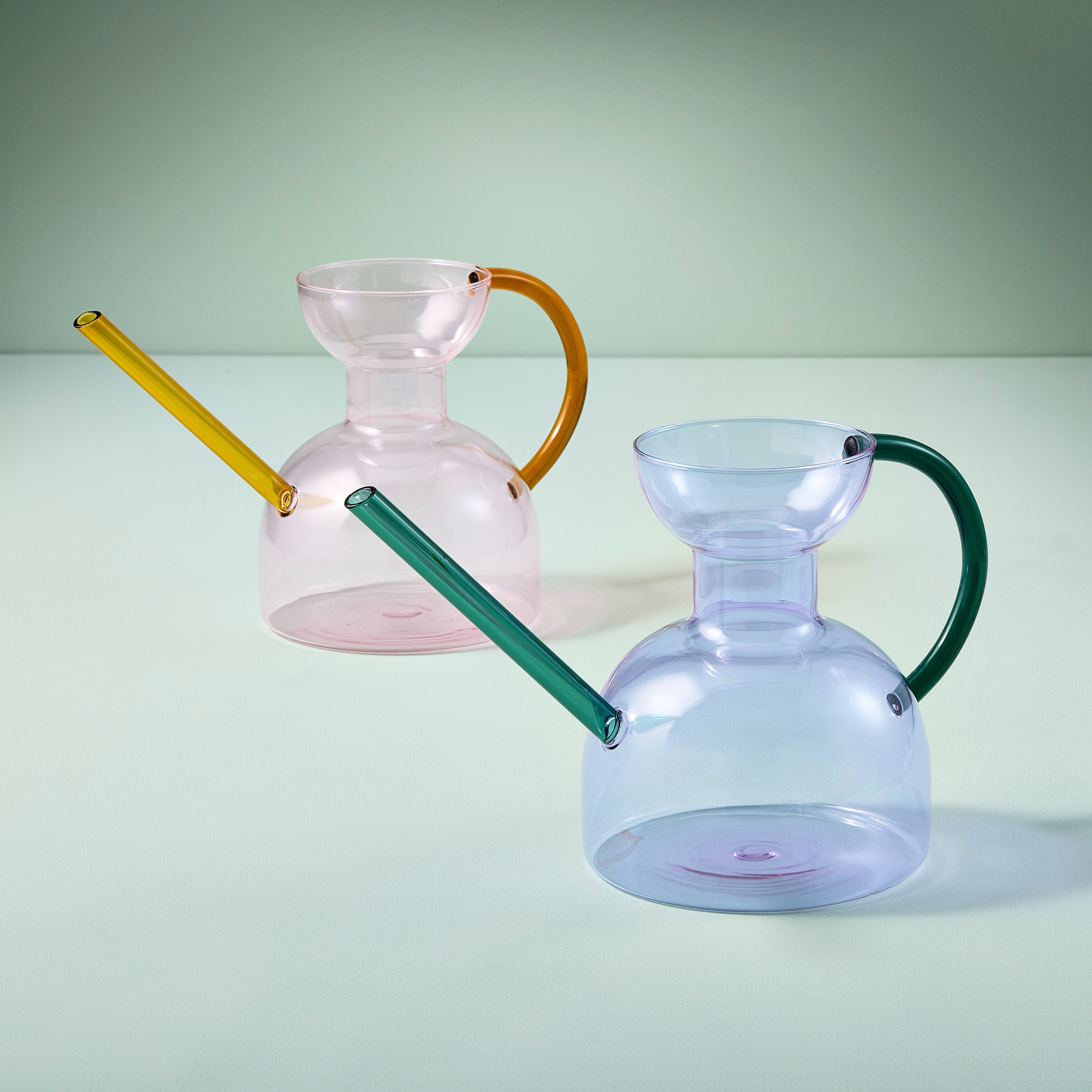 Decorative Glass Watering Can - 32 Fl Oz