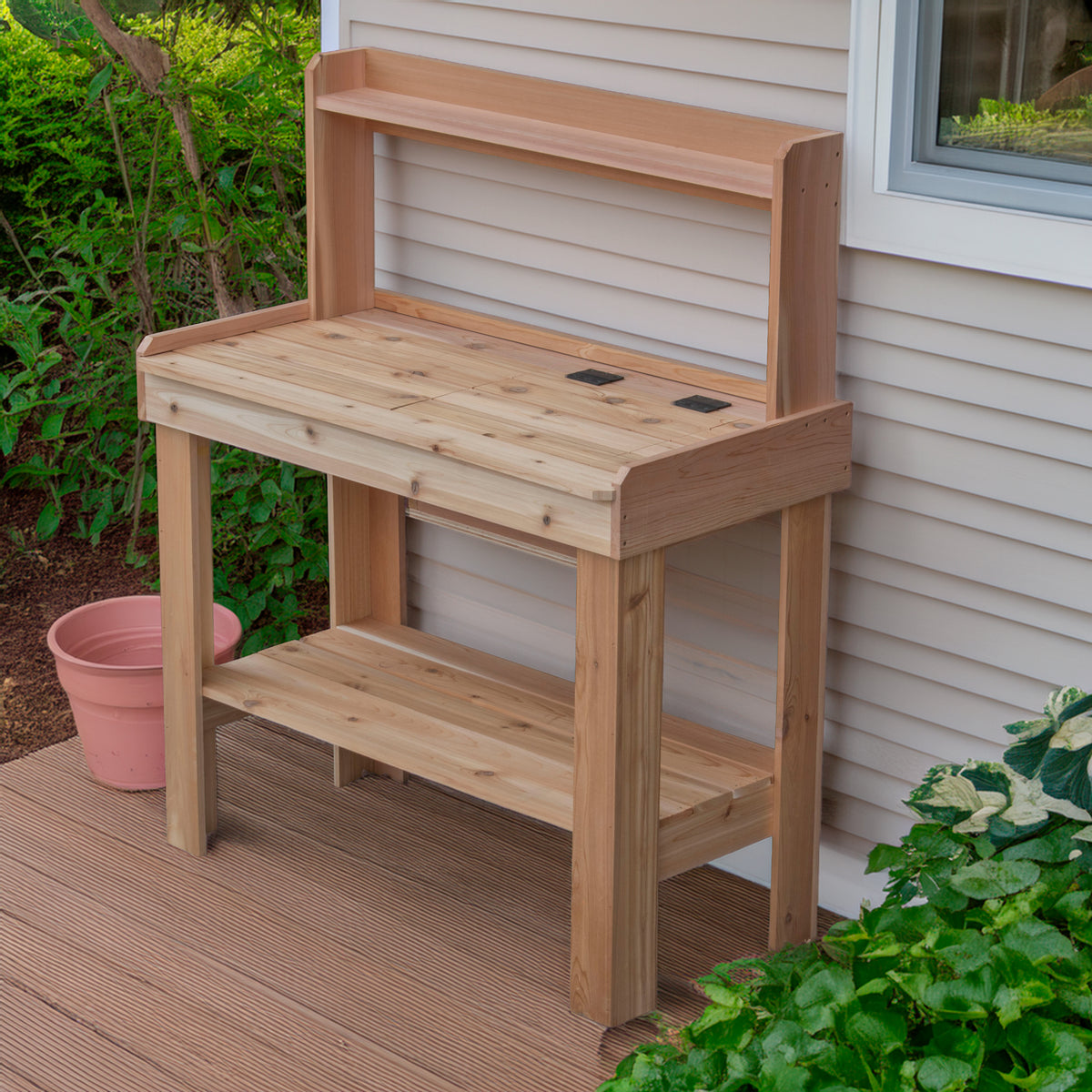 4' x 2' Cedar Potting Bench