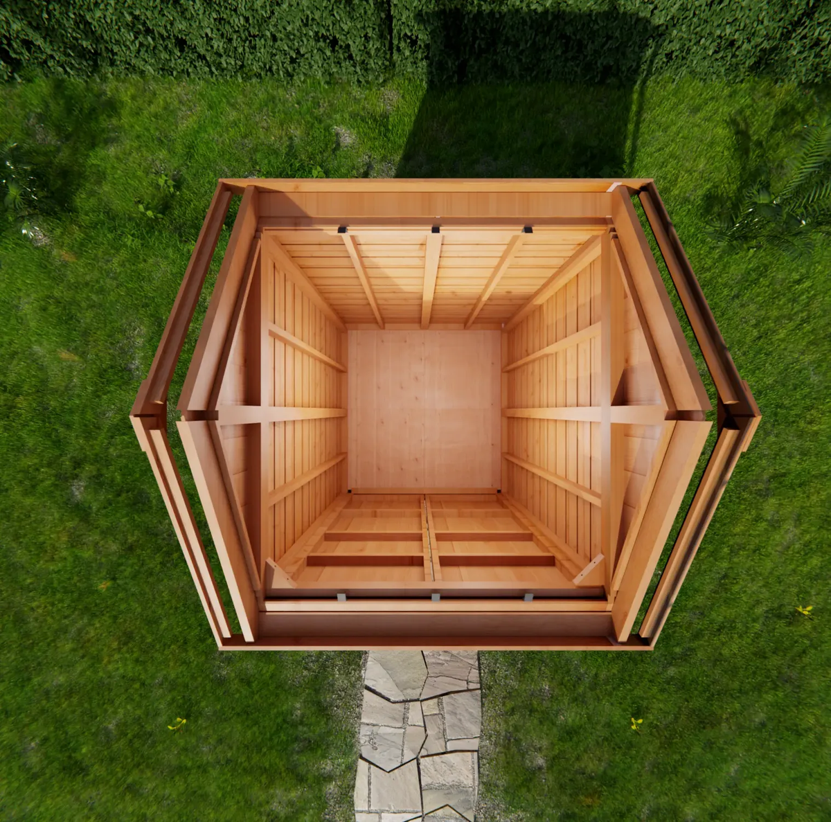 6' x 6' Maximizer Cedar Storage Shed