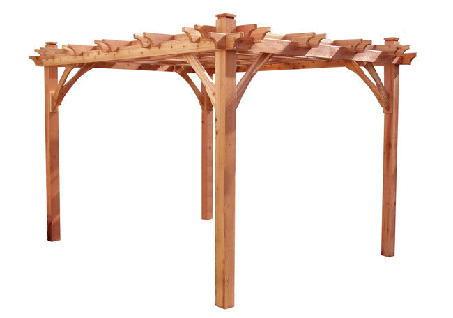 10' x 12' Premium Cedar Pergola Kit