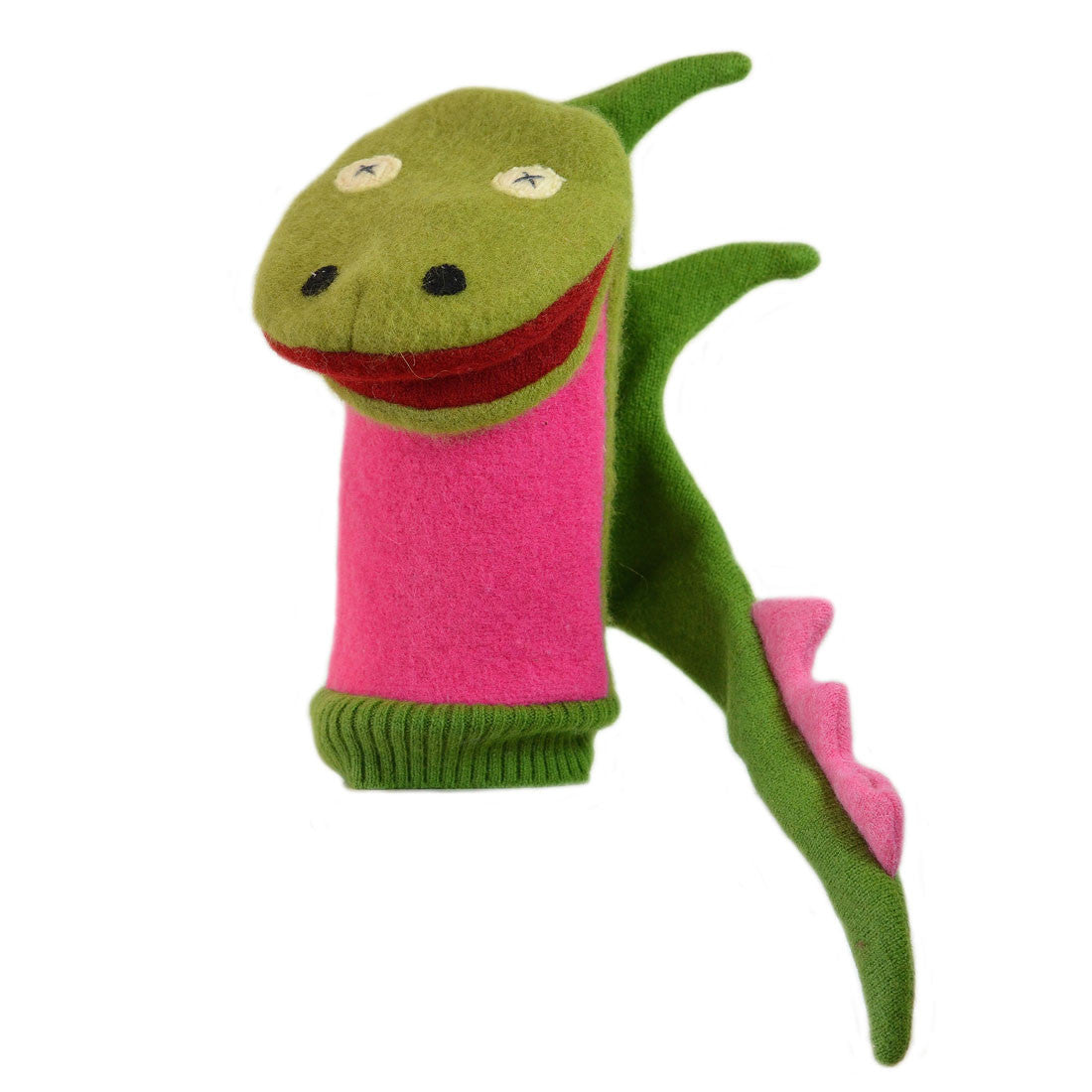 Recycled Wool Animal Puppets