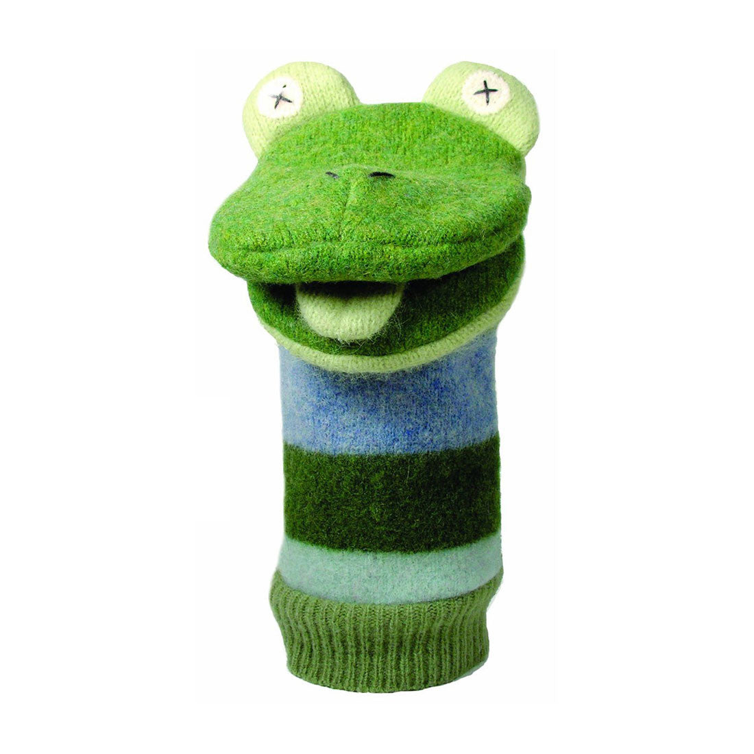 Recycled Wool Animal Puppets