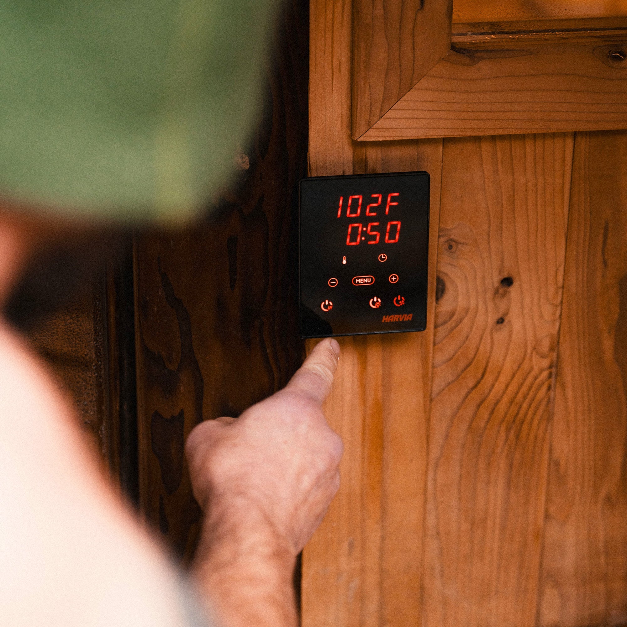 Garden Outdoor Sauna - 8 Person w/ Harvia Spirit Wi-Fi 8kW Heater