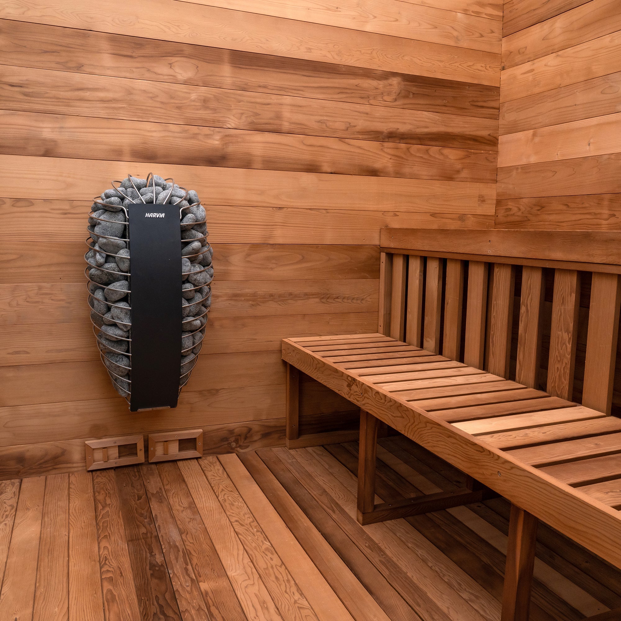 Garden Outdoor Sauna - 8 Person w/ Harvia Spirit Wi-Fi 8kW Heater