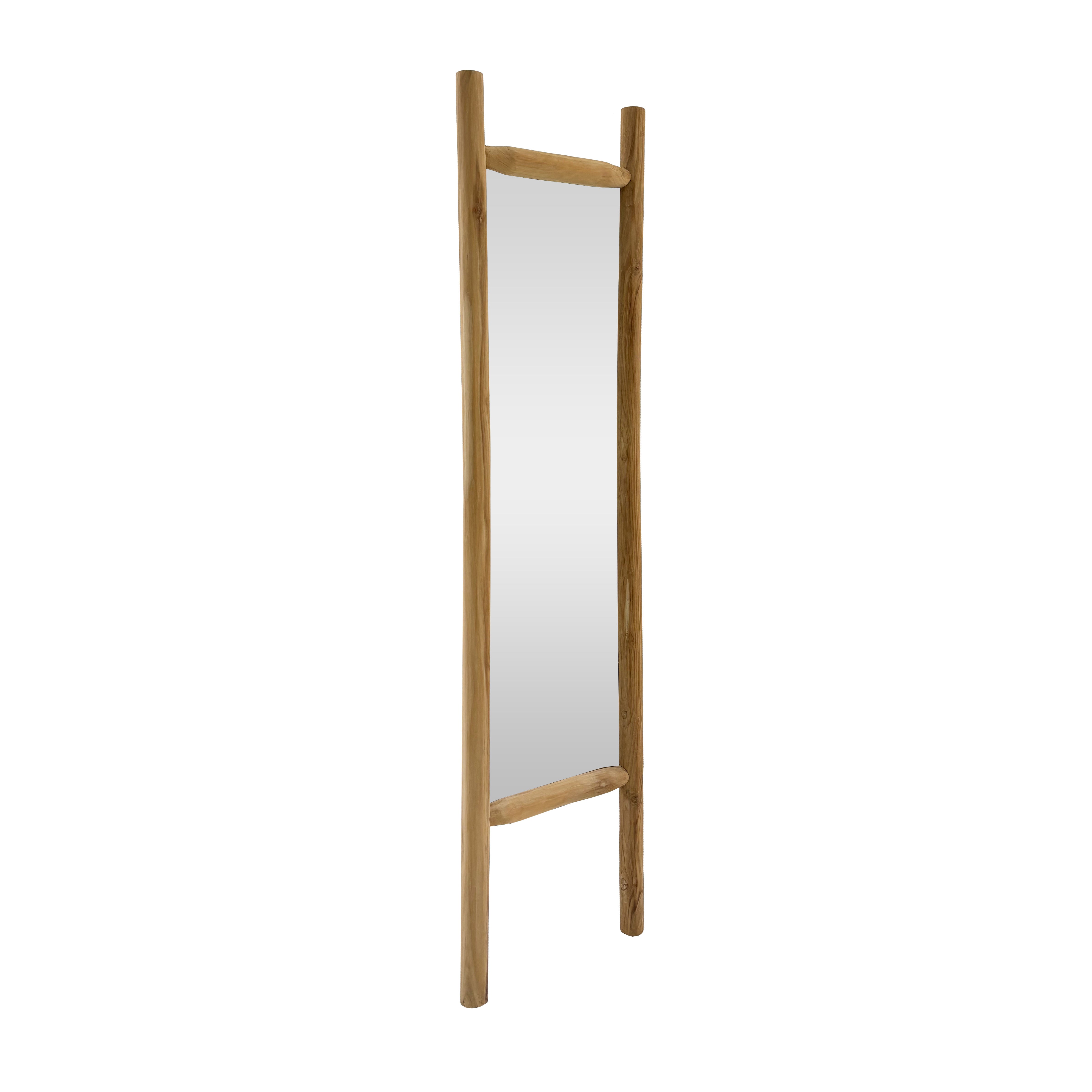 Natural Teak Branch Mirror - 6' Long