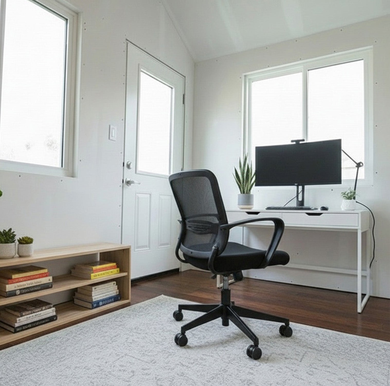 12' × 8' Cedar Saltbox Studio – Modern Outdoor Office