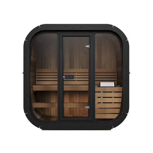Cube Luxury Outdoor Sauna Kit – 3 Person