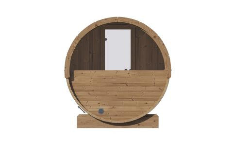 Outdoor Wooden Barrel Sauna - Vista