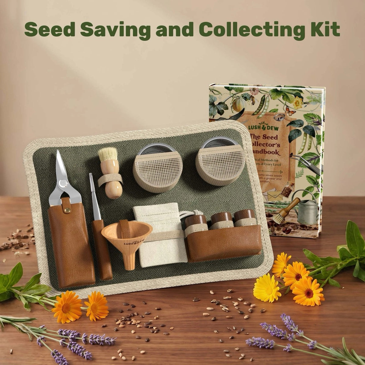 Ultimate Seed Saving Toolkit - Harvesting Supplies & Handbook