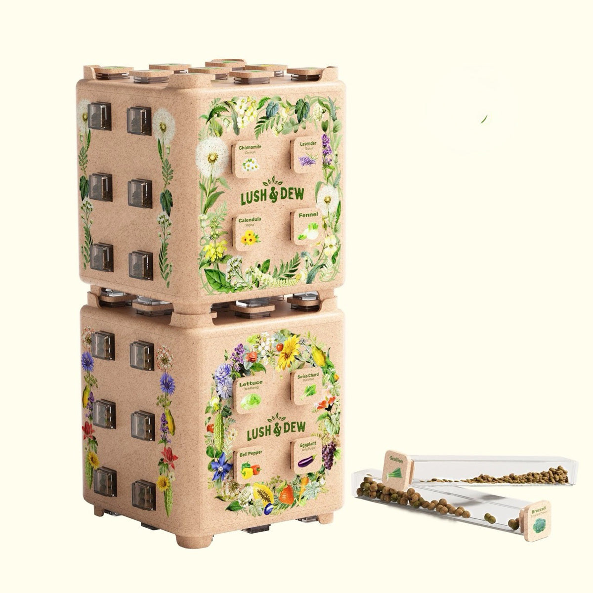 SeedStack™ Starter Seed Kit - 38 Curated Varieties of Vegetable & Herb Seeds