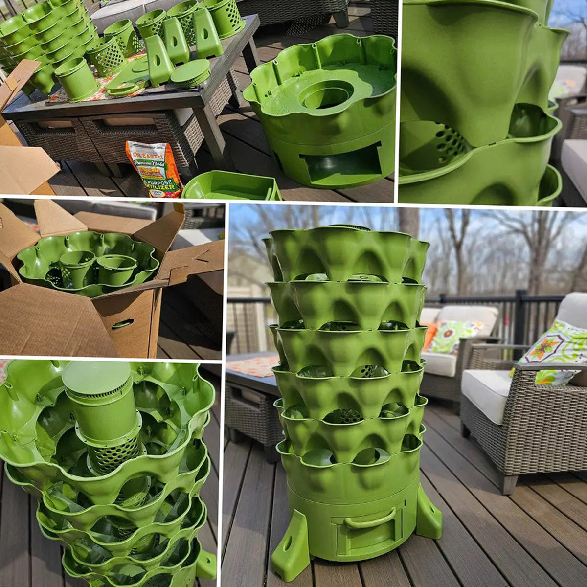 Garden Tower 2 - Vertical Garden Planter & Composter