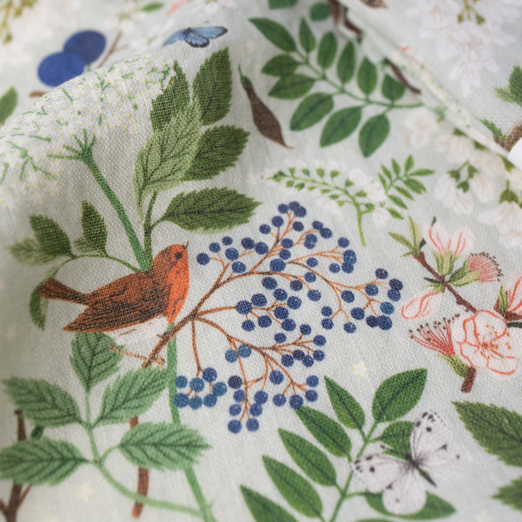 Flowering Trees Tea Towel - 100% Linen Dishcloth