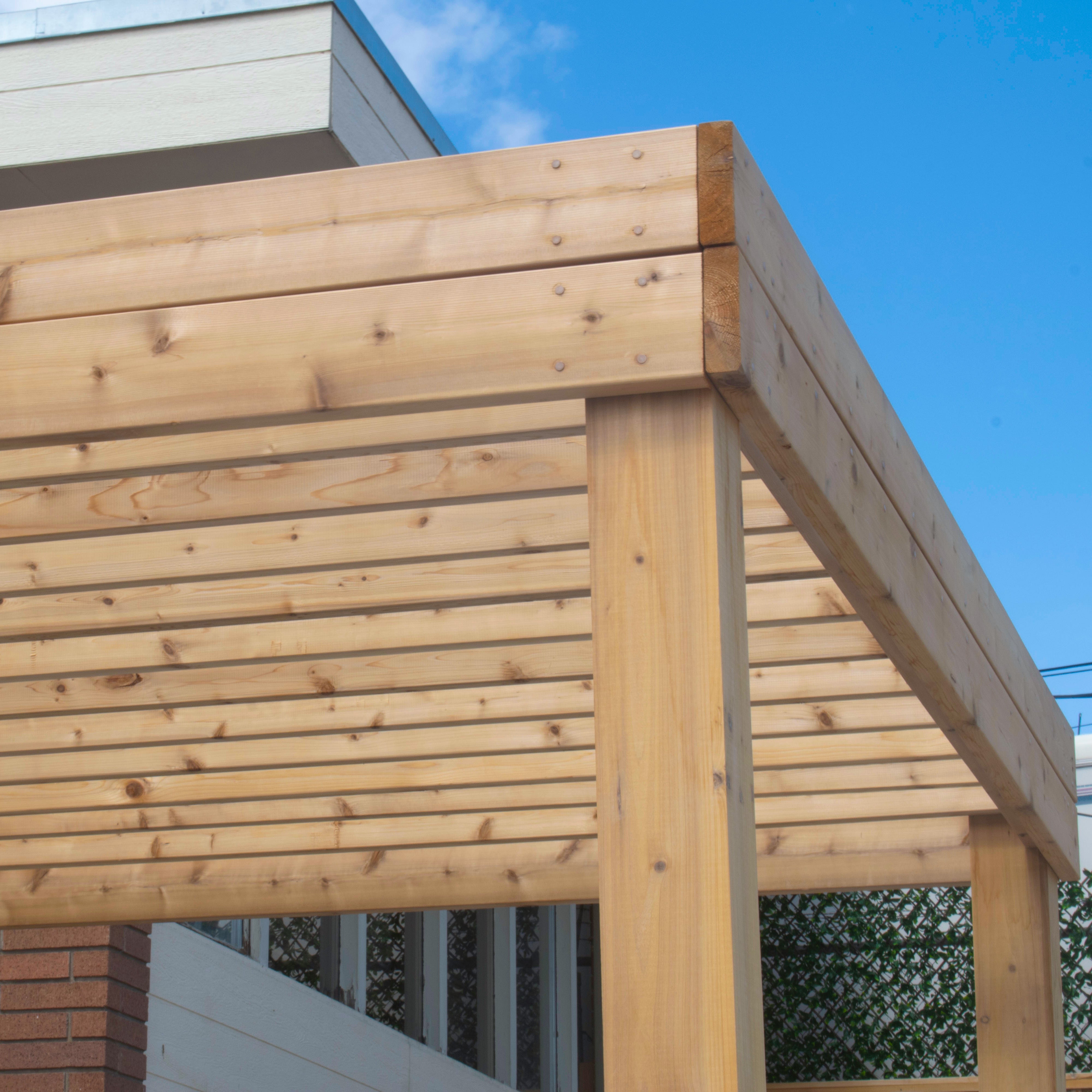 10' x 10' Western Red Cedar Urban Escape Pergola