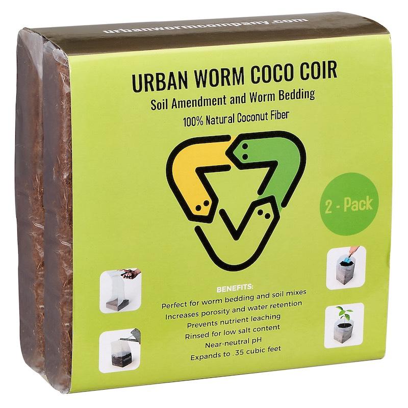 Worm Bin Accessory Bundle – Coco Coir, Worm Blankets & Compost Thermometer