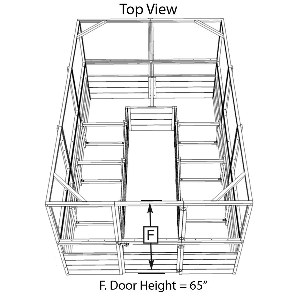 Deer Proof Cedar Complete Raised Garden Bed Kit - 8' x 12'