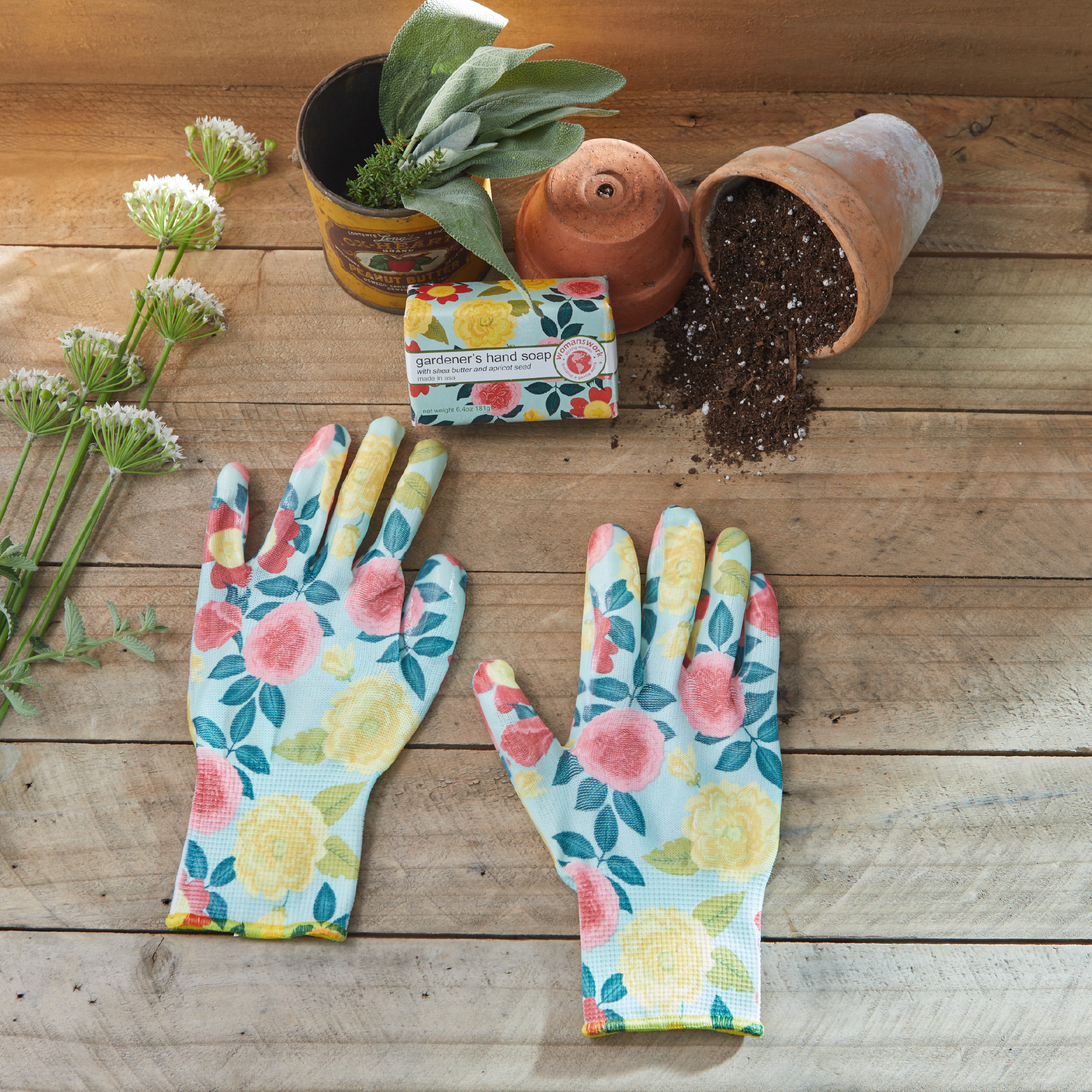 Lightweight Nitrile Gardening & Weeding Gloves