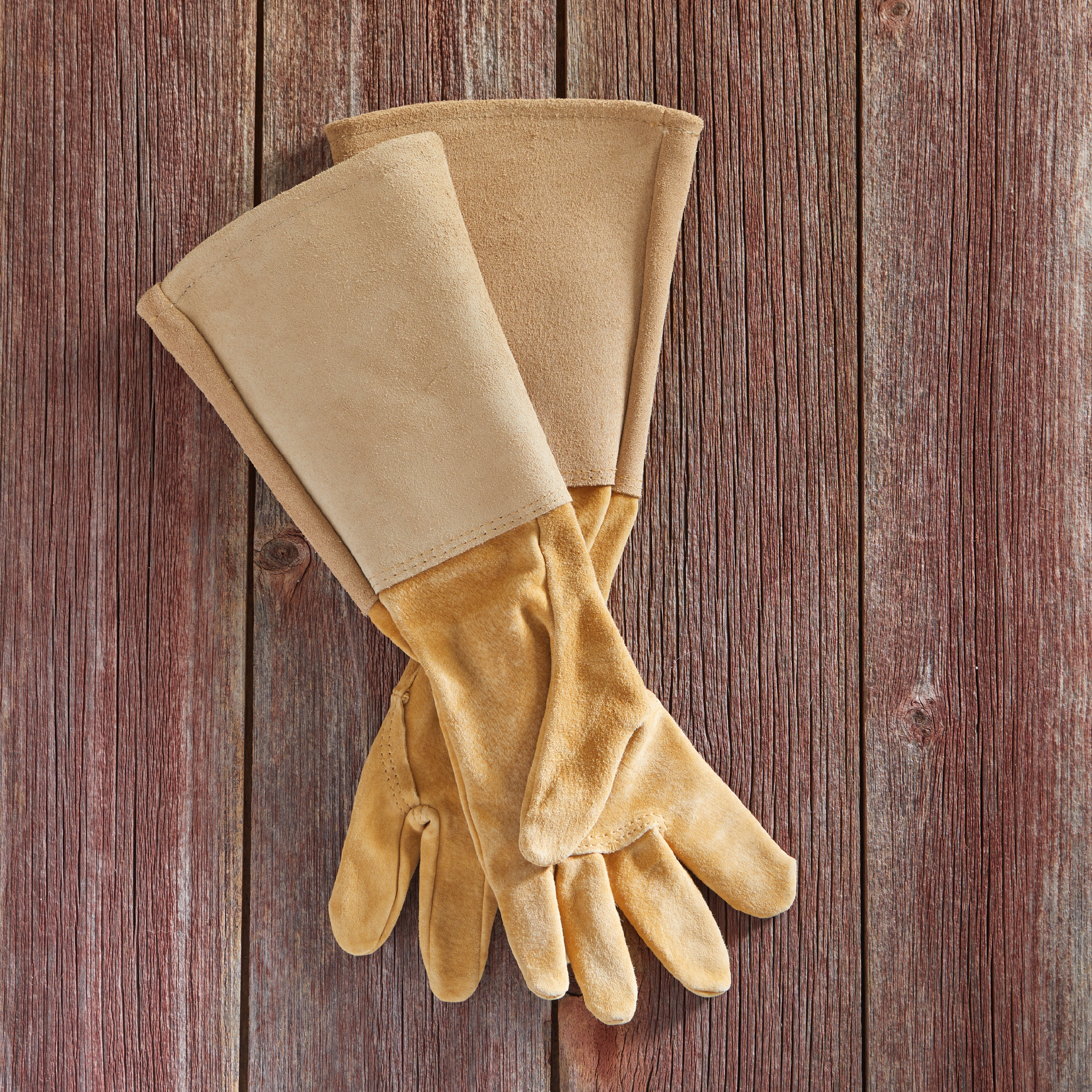 All Leather Arm Saver Gauntlet Glove