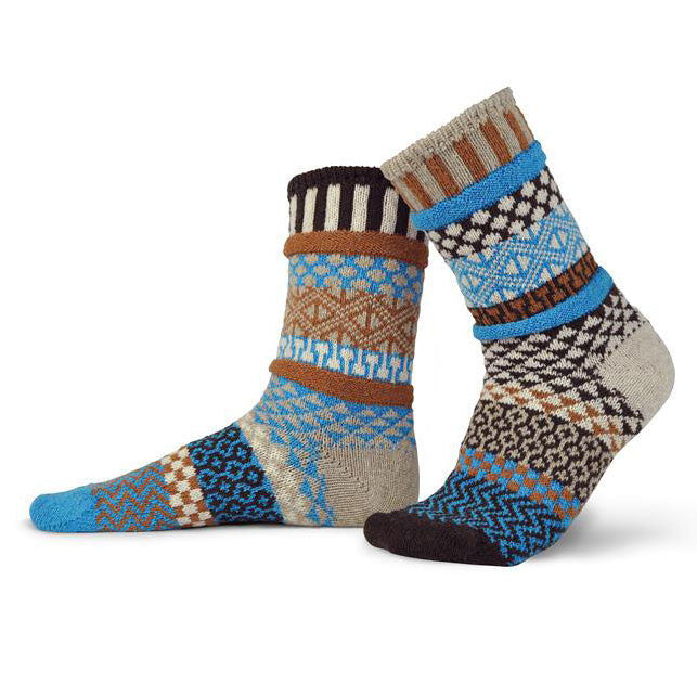 Walnut Recycled Wool-Blend Socks