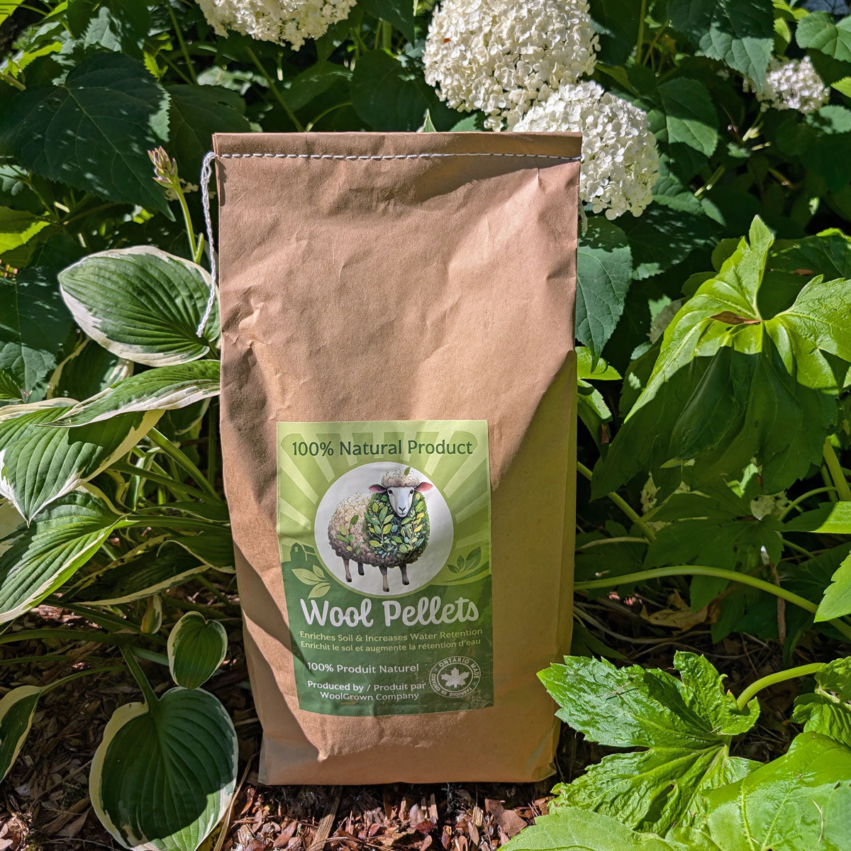 Organic Wool Garden Pellets - Natural Mulch & Slow Release Fertilizer