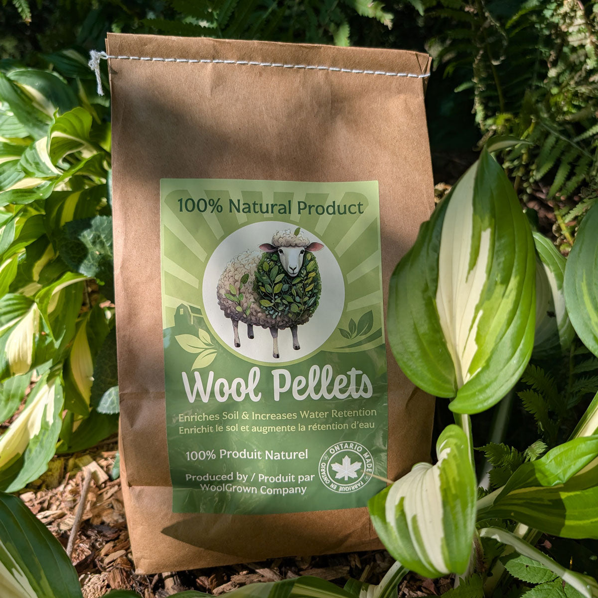 Organic Wool Garden Pellets - Natural Mulch & Slow Release Fertilizer