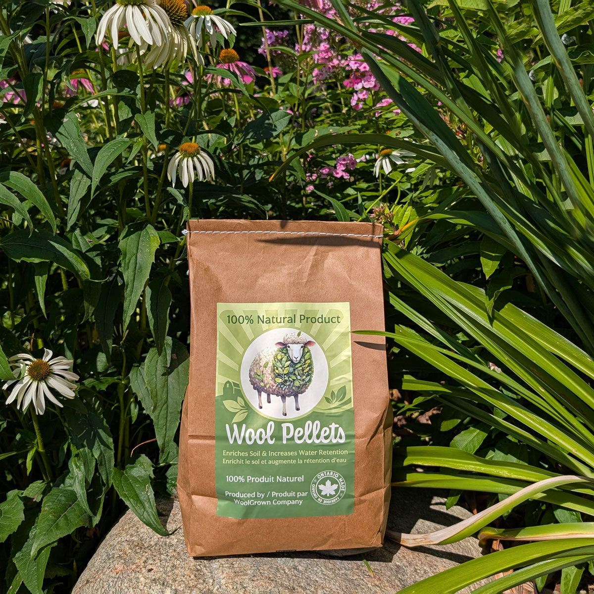 Organic Wool Garden Pellets - Natural Mulch & Slow Release Fertilizer