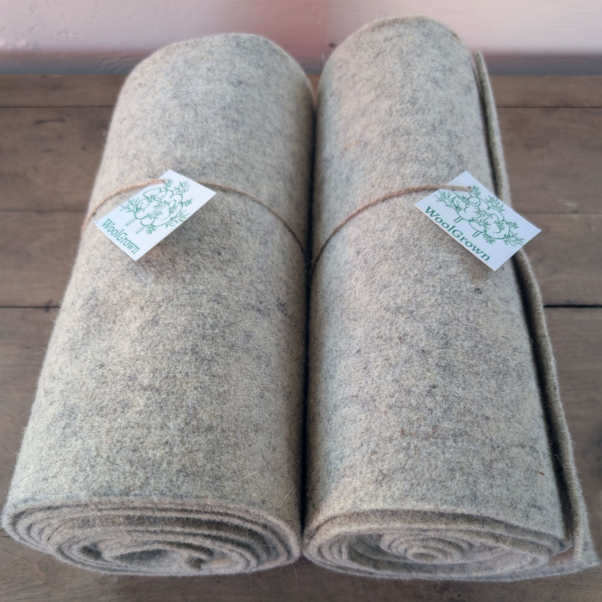 Organic Natural Wool Garden Mulch – 3' x 6' Weed Barrier Mat