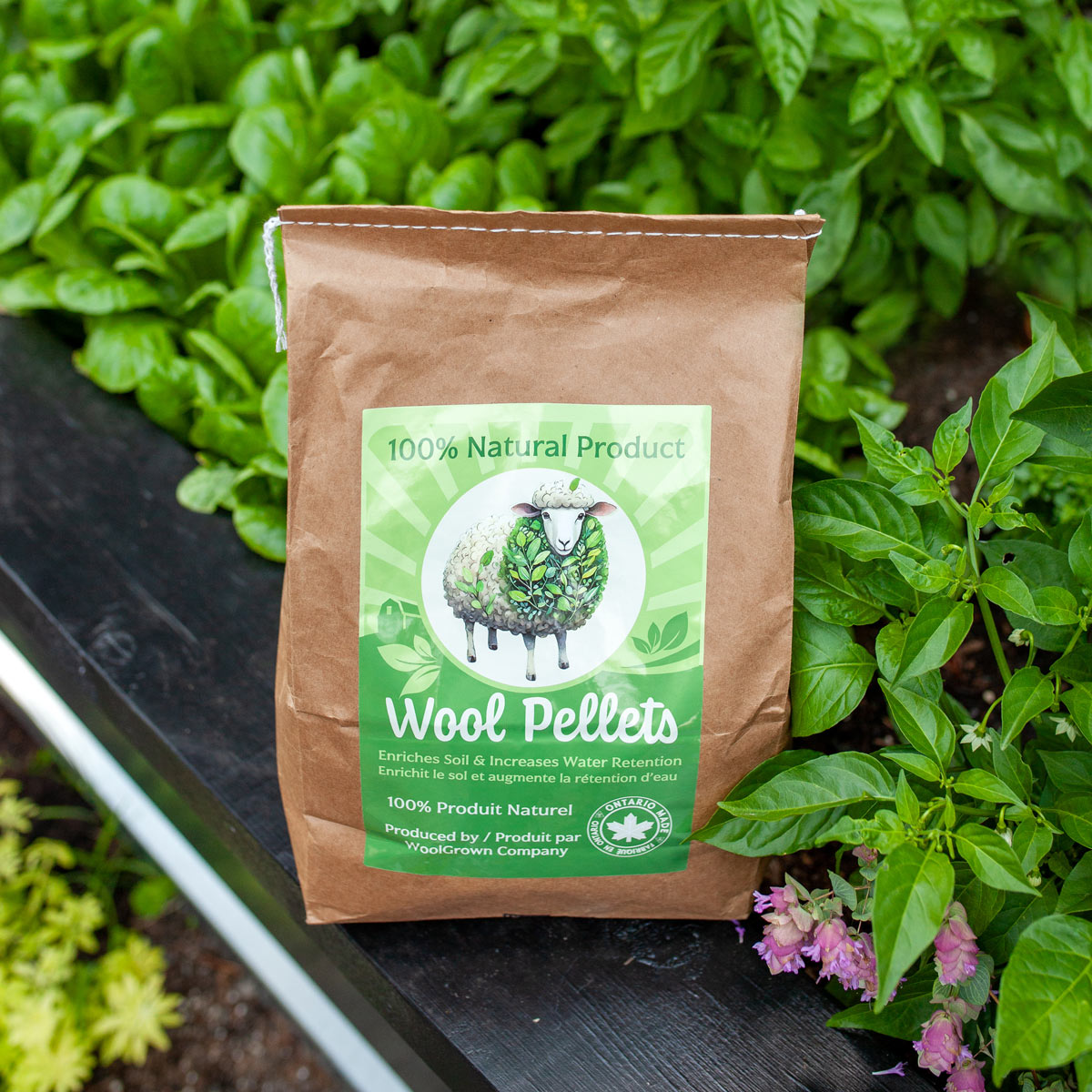 Organic Wool Garden Pellets - Natural Mulch & Slow Release Fertilizer