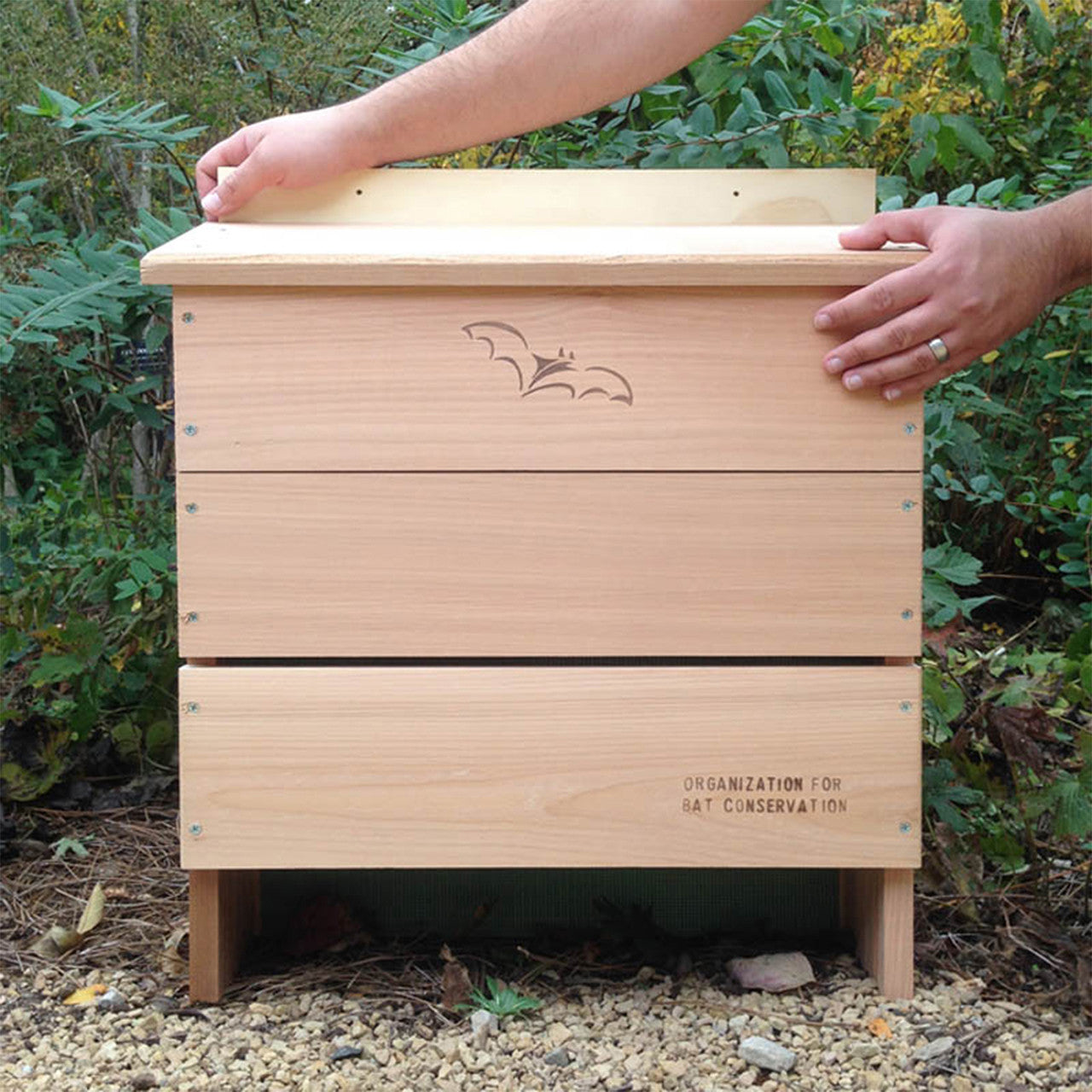 Wooden Bat House - Extra Large 5 Chamber