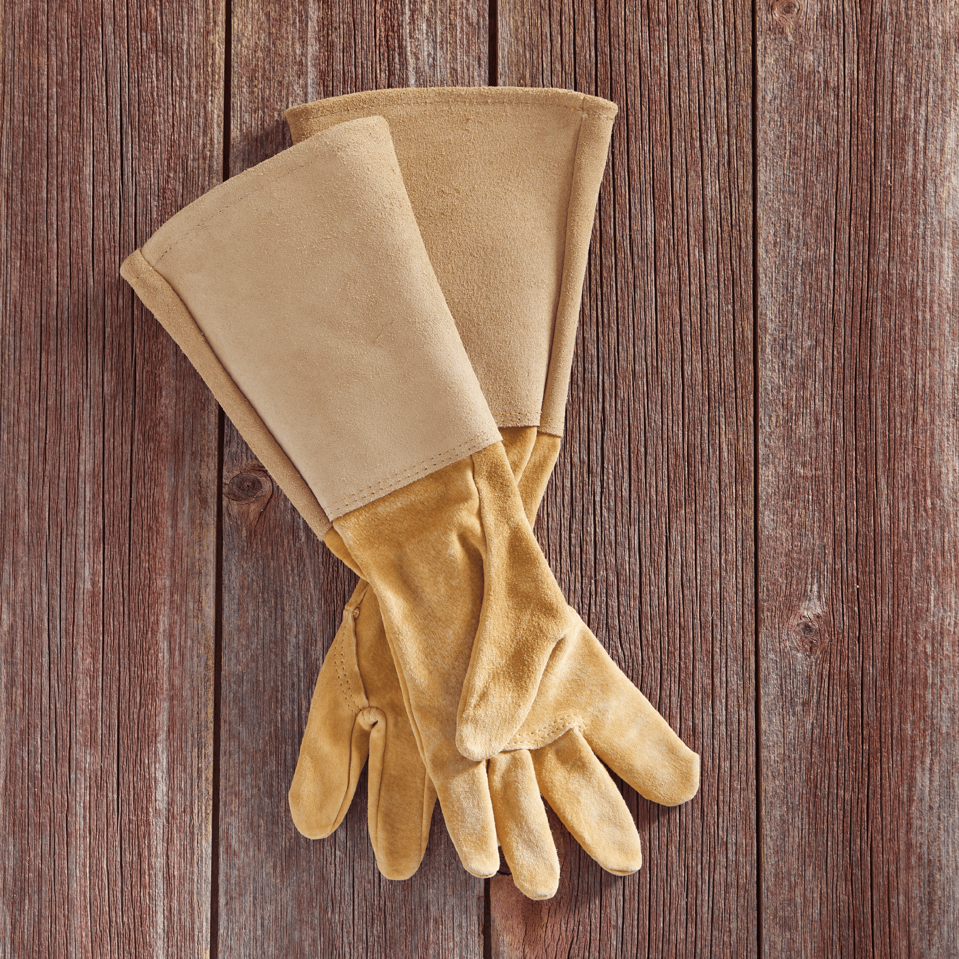 All Leather Arm Saver Gauntlet Glove Small