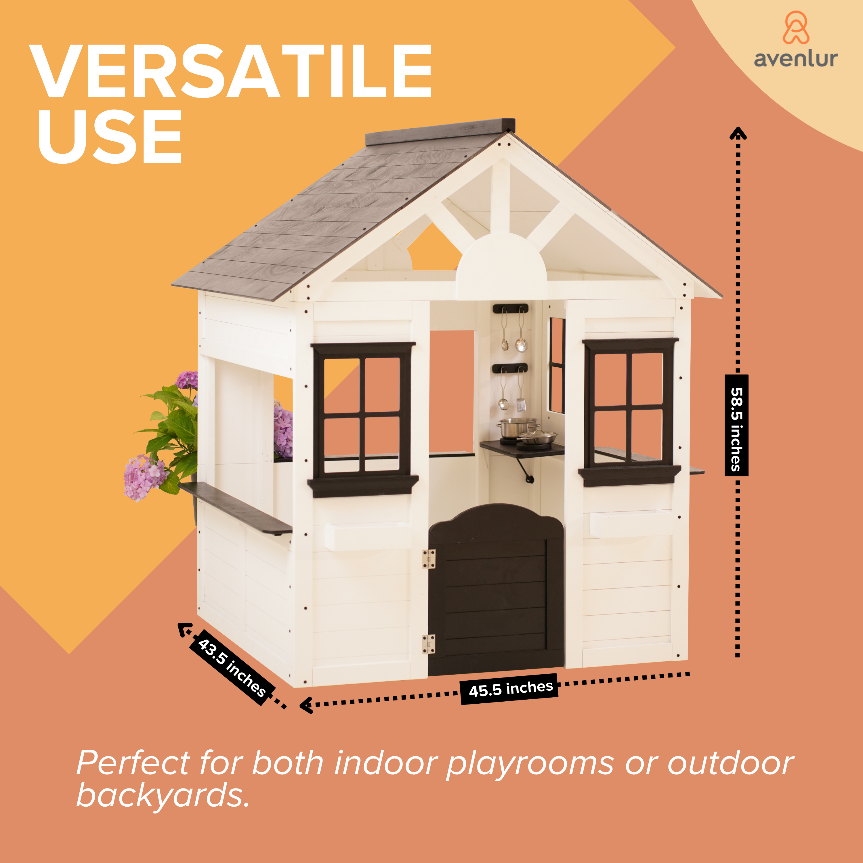 Casa Indoor/Outdoor Cottage Playhouse
