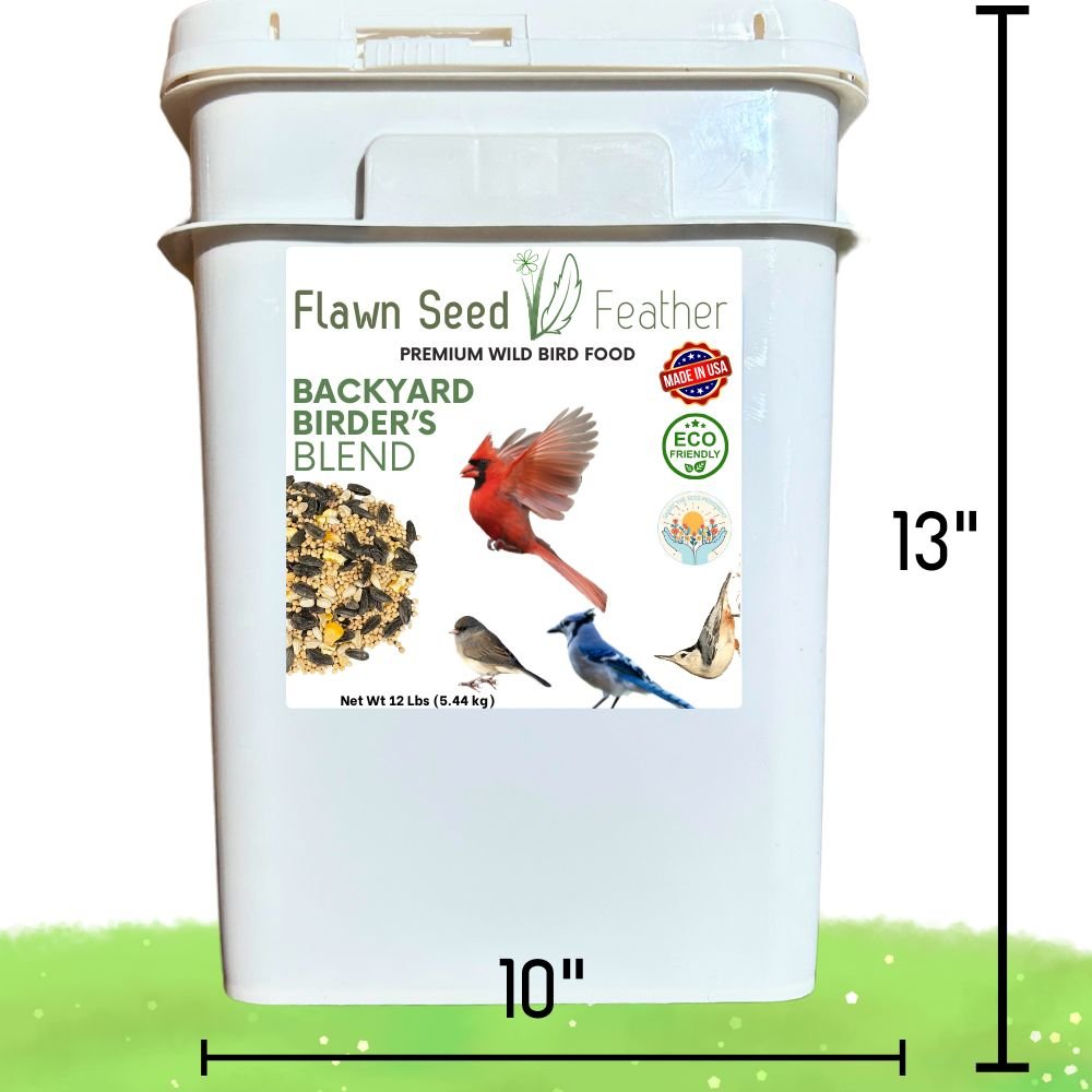 Backyard Birder's Premium Wild Bird Seed Blend 16 lb Storage Pail