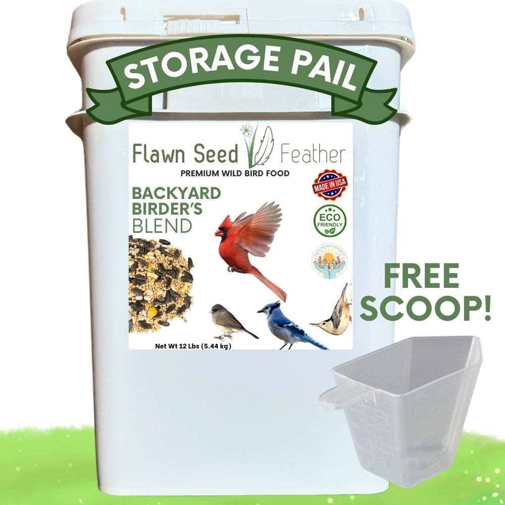 Backyard Birder's Premium Wild Bird Seed Blend 16 lb Storage Pail
