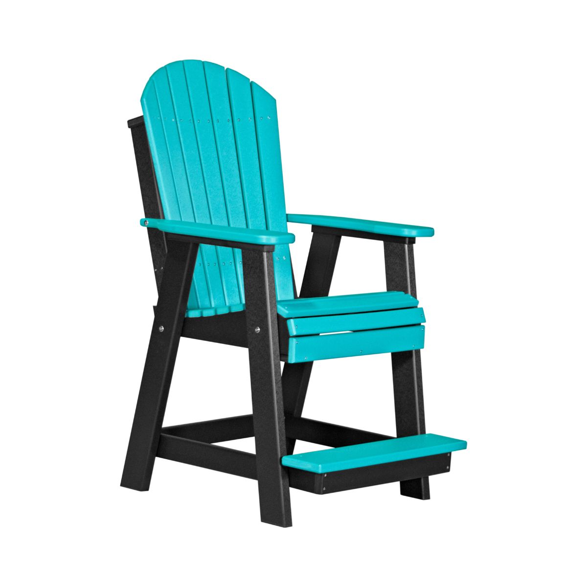 Balcony & Patio Adirondack Chair aruba-blue-black option3