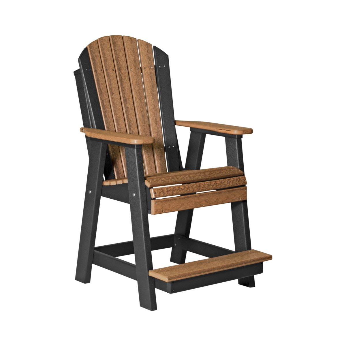 Balcony & Patio Adirondack Chair antique-mahogany-black option3