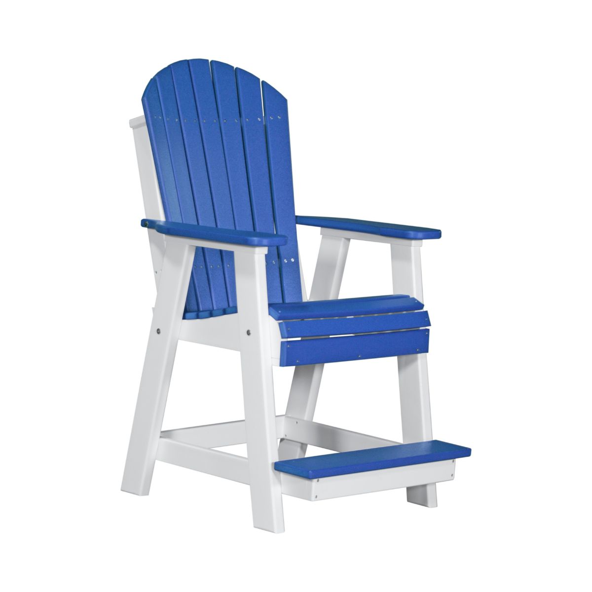 Balcony & Patio Adirondack Chair blue-white option3