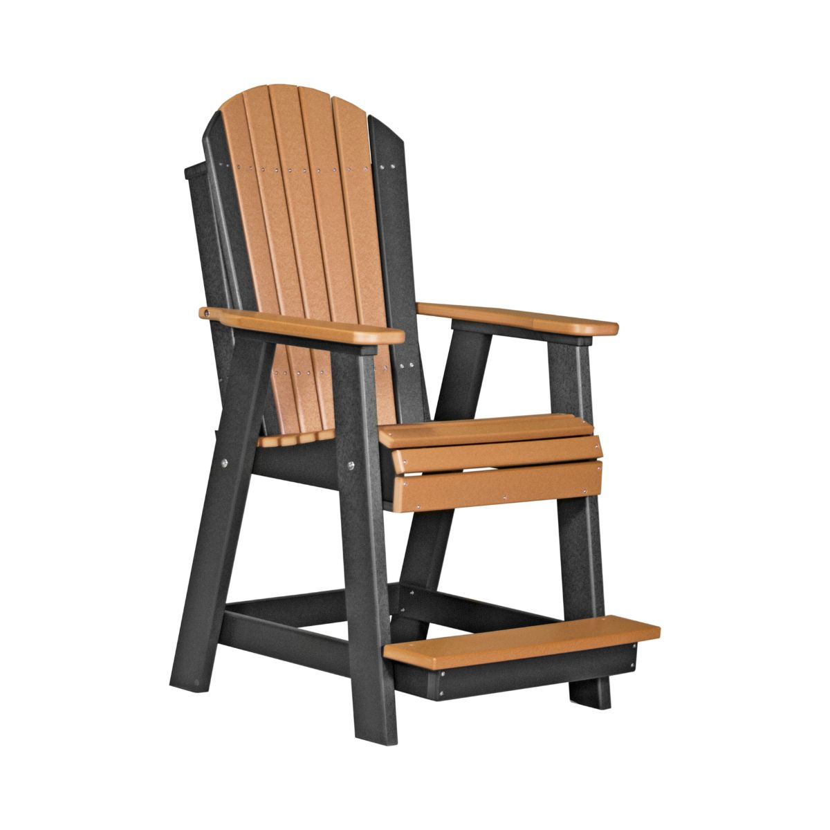 Balcony & Patio Adirondack Chair cedar-black option3