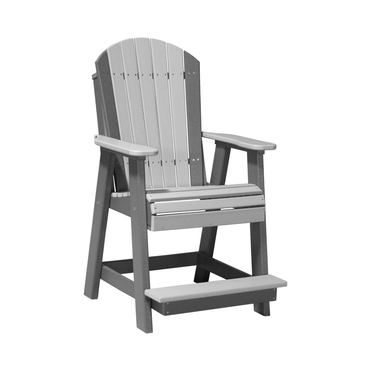 Balcony & Patio Adirondack Chair dove-gray-slate option3