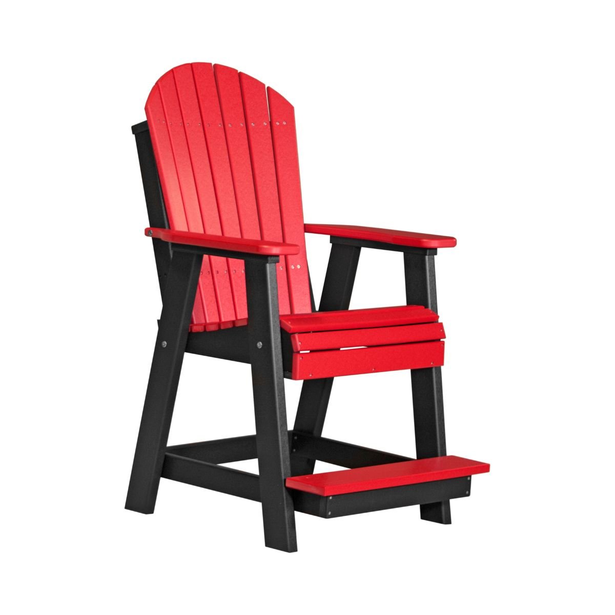 Balcony & Patio Adirondack Chair red-black option3