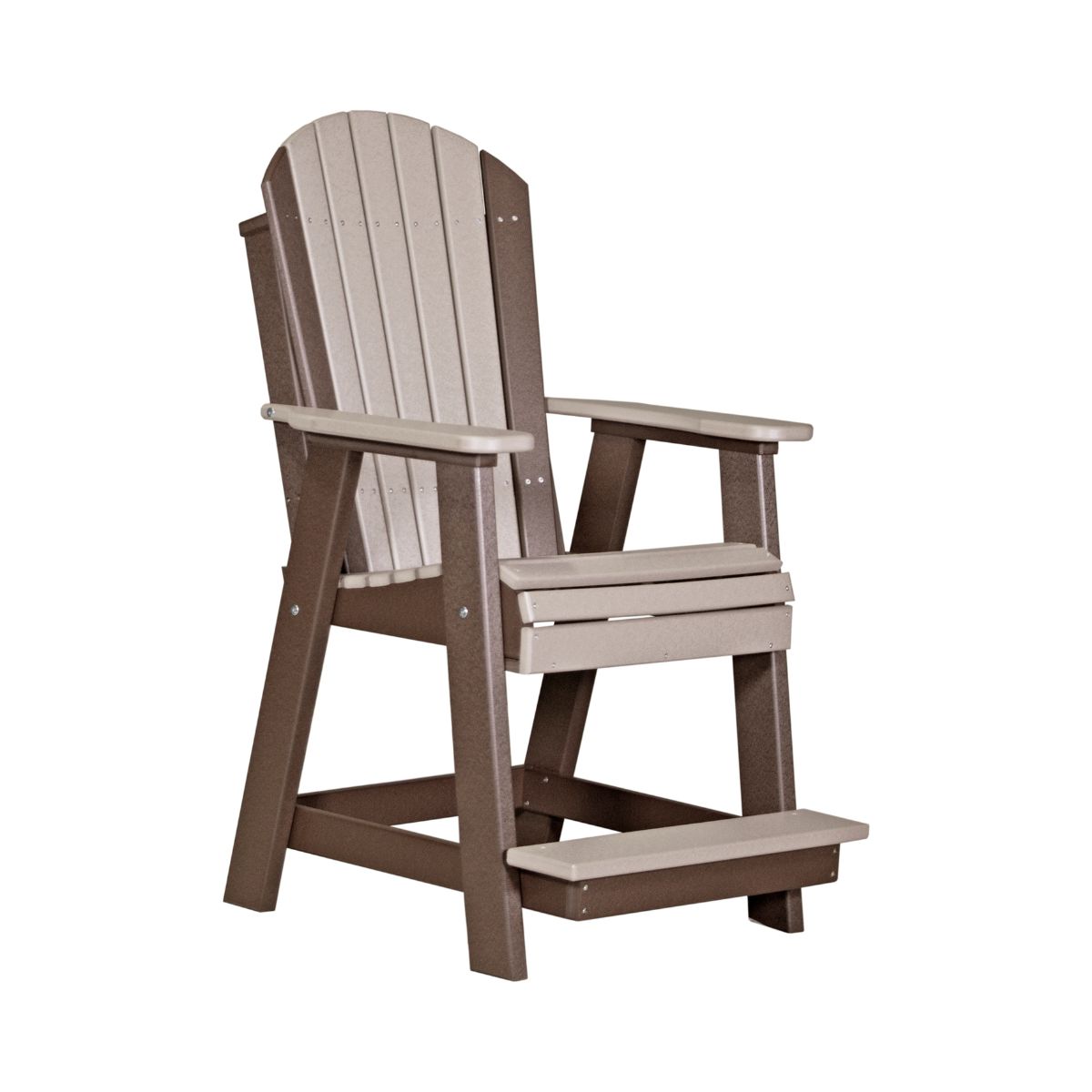 Balcony & Patio Adirondack Chair weatherwood-chestnut-brown option3