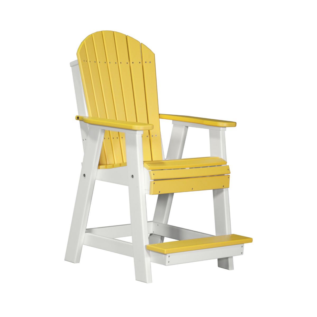 Balcony & Patio Adirondack Chair yellow-white option3