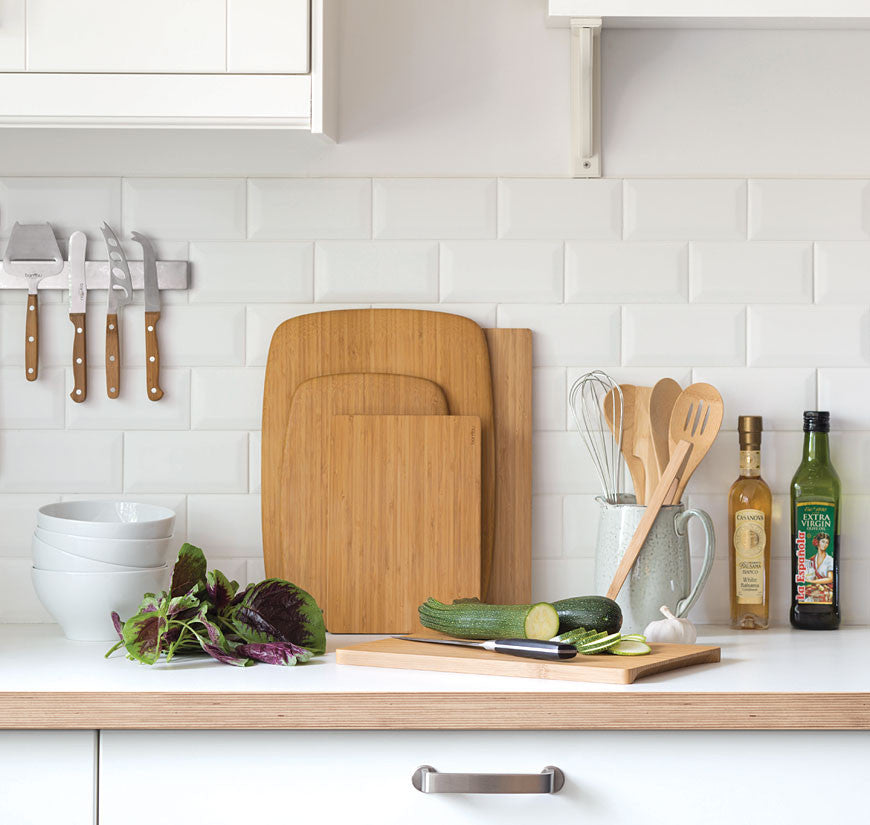 Bamboo Undercut Cutting & Serving Boards
