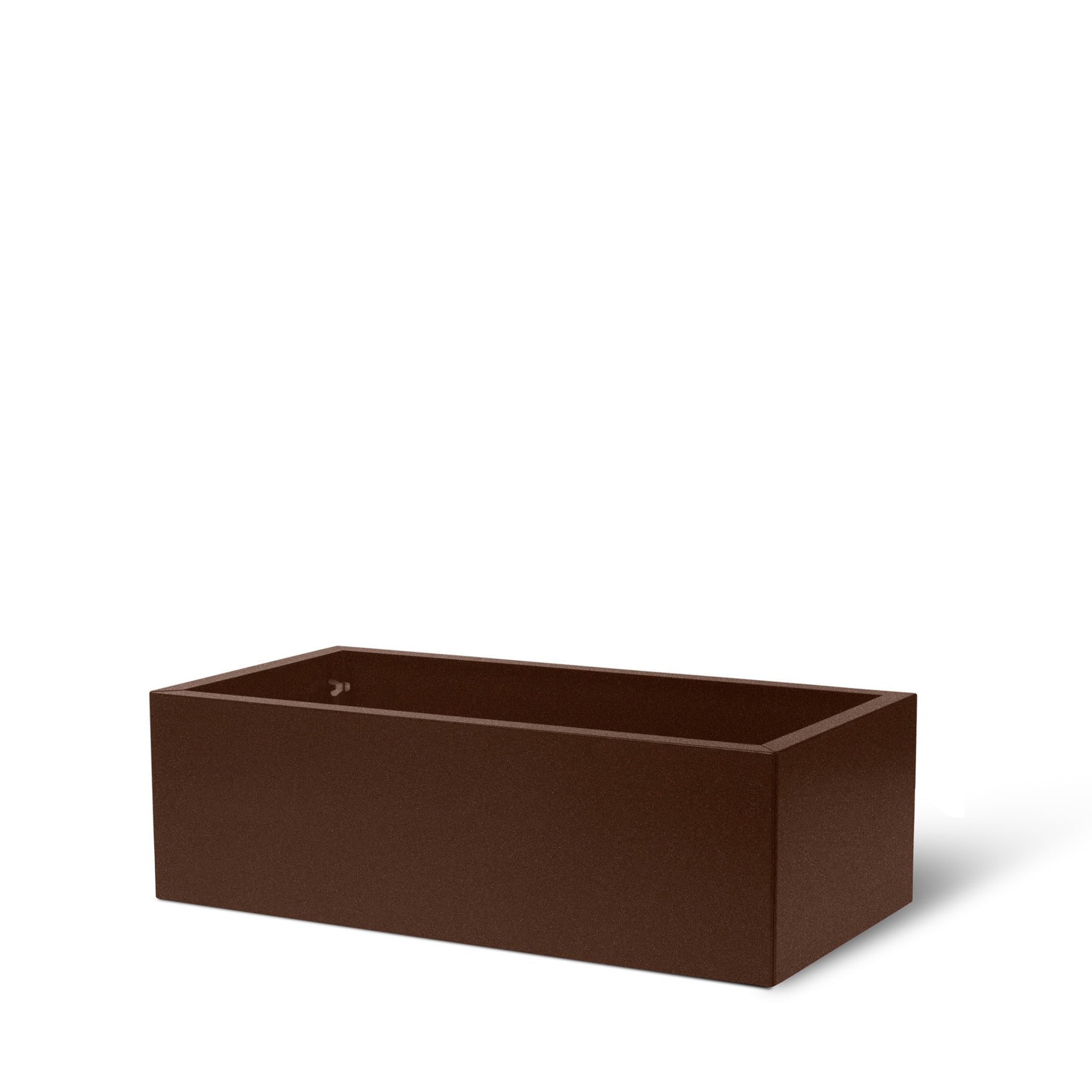 Bedd Steel Patio Planter Boxes - Rectangular Planters 16" W x 31" L 10" option3