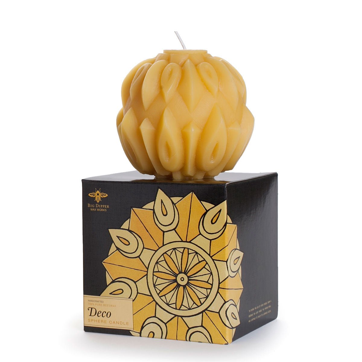 Beeswax Sphere Candles Deco