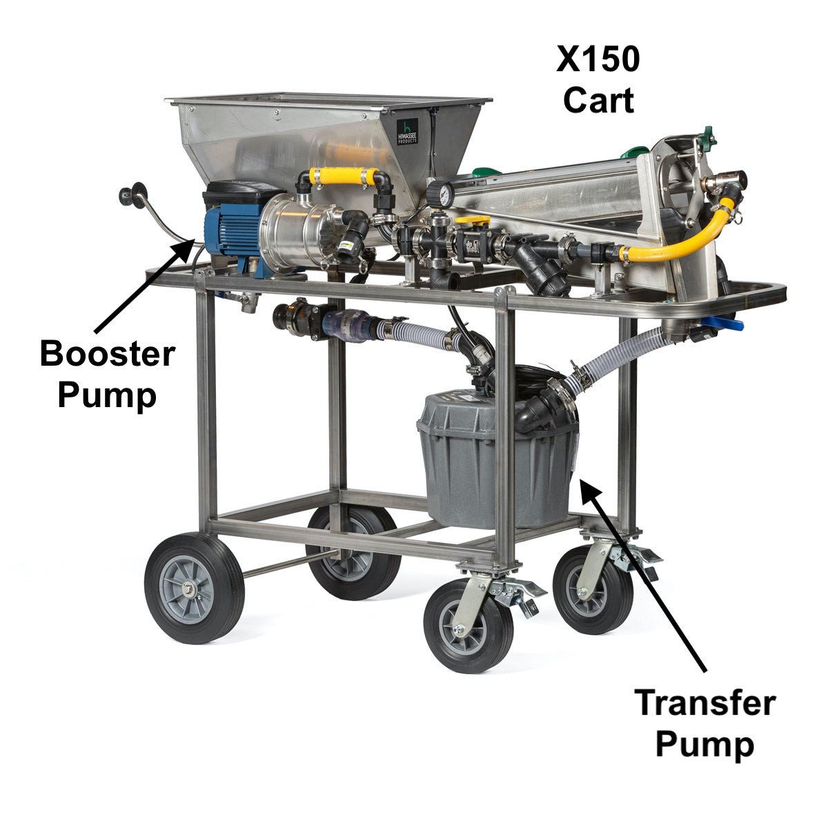 Bio-Extractor X150 Beneficial Microbe Infuser - 500 GPH Cart 40 Mesh