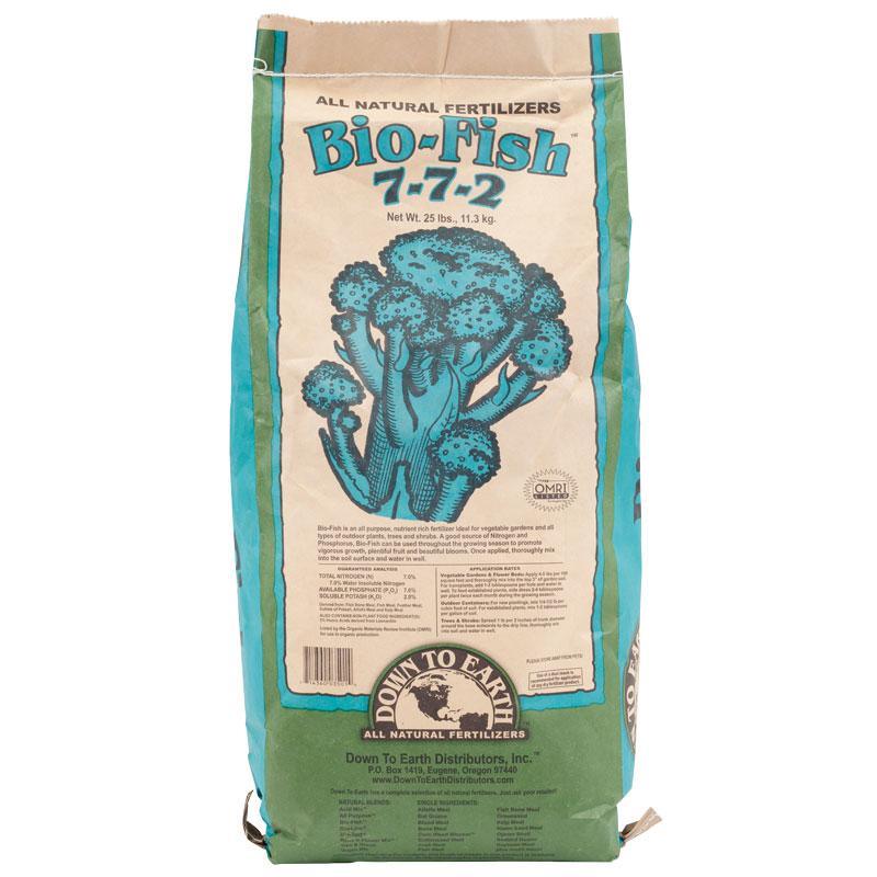 Organic Bio-Fish Granulated All Purpose Fertilizer 7-7-2 - 25 lbs
