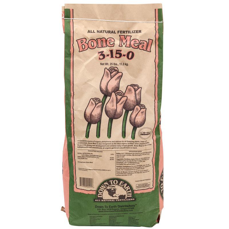 Organic Granulated Bone Meal Fertilizer 3-15-0 - 25 lbs